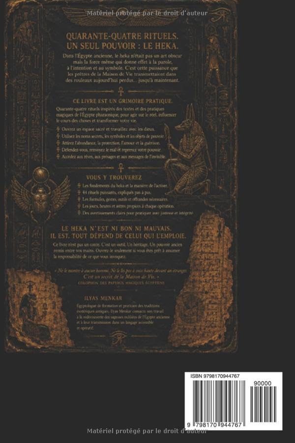 Le Livre Interdit du Heka — 44 rituels de magie égyptienne