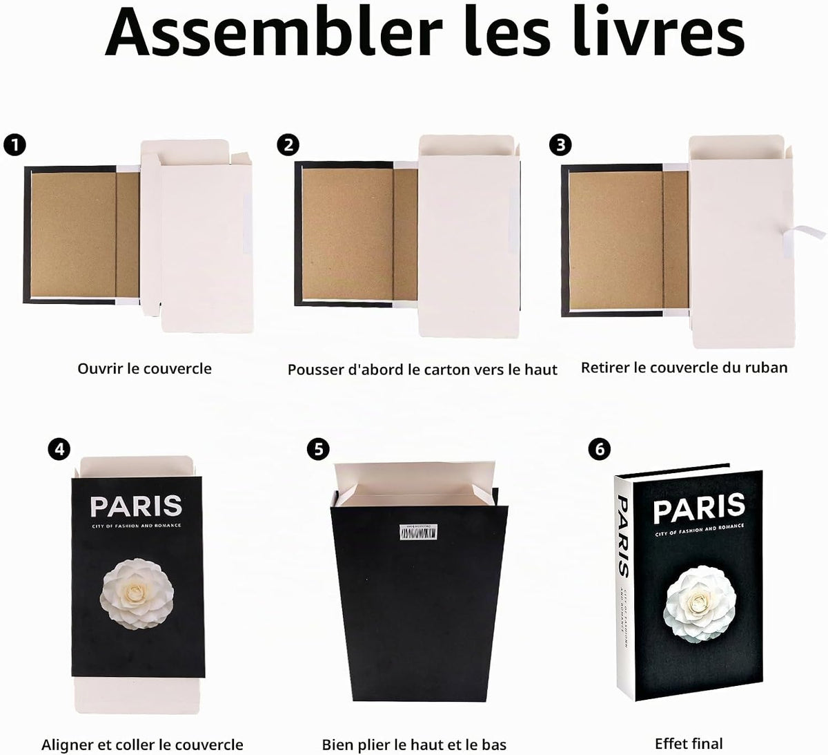 Faux livres décoratifs — Set de 7