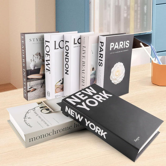 Faux livres décoratifs — Set de 7