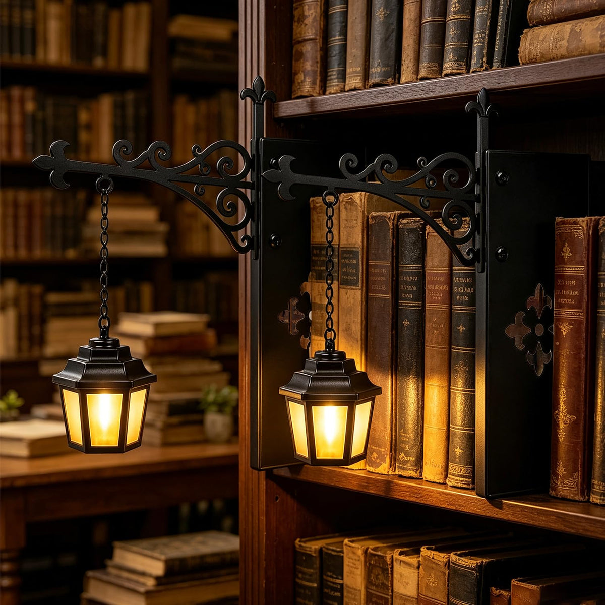 Mini-lanterne LED de bibliothèque – Esprit vintage - Qualité premium