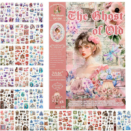 Livres d’autocollants vintage – Journaling et scrapbooking