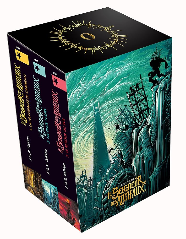 COFFRET SEIGNEUR DES ANNEAUX 3V cover image