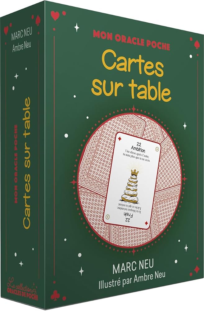 Coffret Mon Oracle poche Cartes sur table cover image