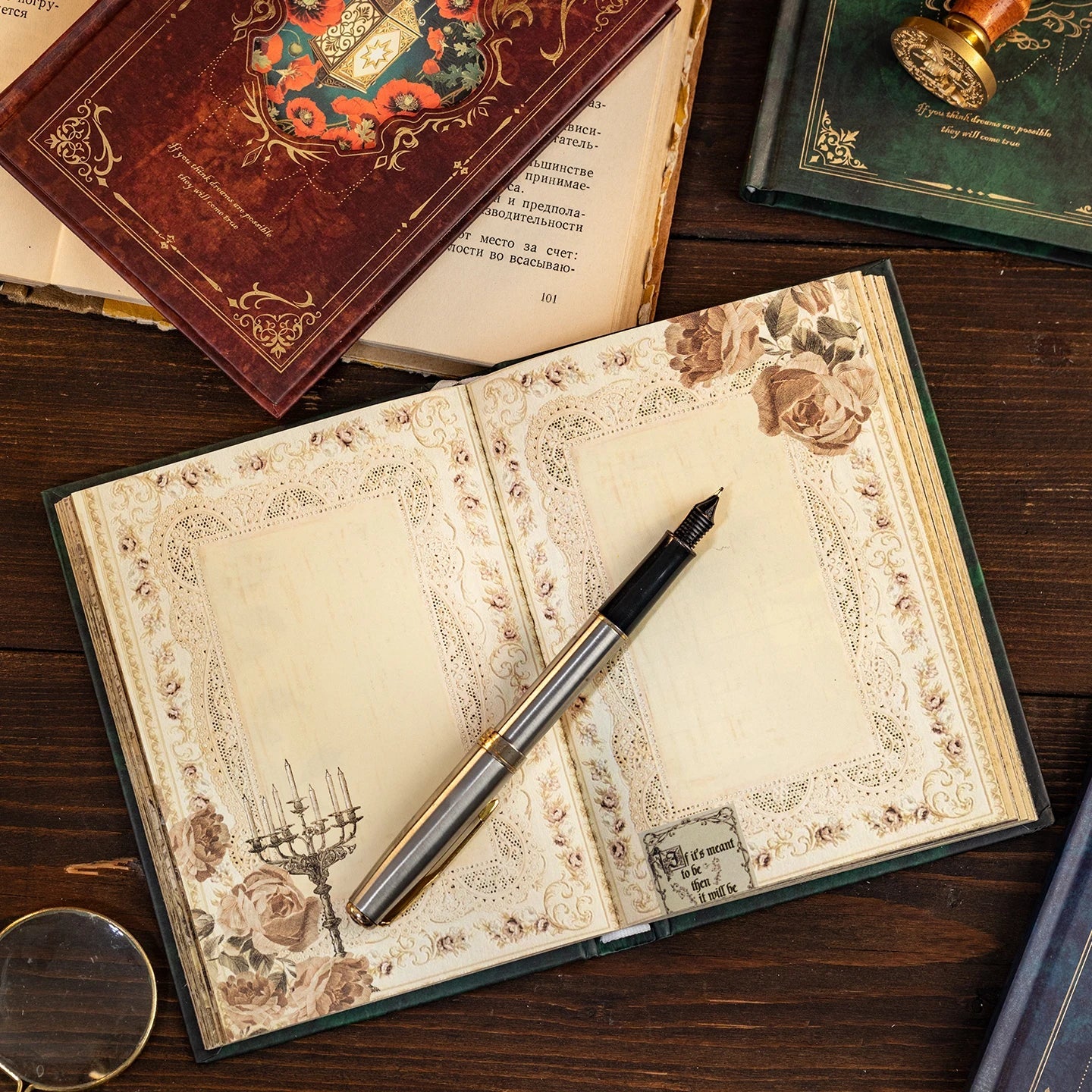 Bloc - notes vintage - Le Grimoire Ancien