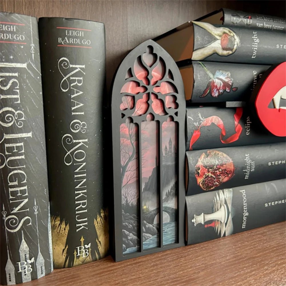 Boîte de marque - pages pratiques, fantaisie, dragon, lune de sang, paysages - Le Grimoire Ancien