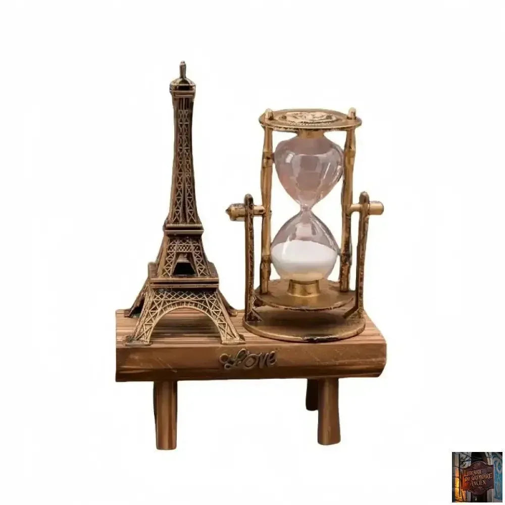 Décoration créative - Tour EIFFEL & Sablier du Temps - © 2026 Le Grimoire Ancien