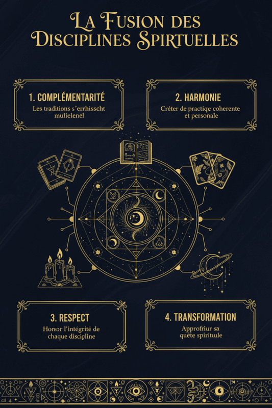 Soirée "Un Livre, Une Soirée" - La Fusion des disciplines spirituelles - © 2026 Le Grimoire Ancien