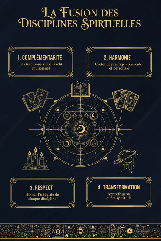 Soirée "Un Livre, Une Soirée" - La Fusion des disciplines spirituelles - © 2026 Le Grimoire Ancien