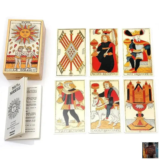 Tarot de Marseille Français - Cartes de 78 lames - Livret français - © 2026 Le Grimoire Ancien