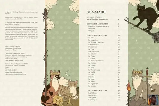 Tarot - Le Pouvoir des chats - © 2026 Le Grimoire Ancien