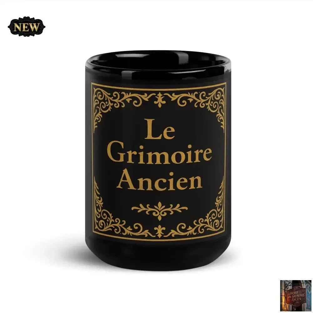Notre mug noir brillant - © 2026 Le Grimoire Ancien