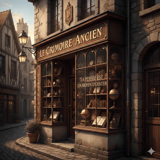 La pensée est un moyen d'exister - Lettre du Grimoire Ancien - © 2026 Le Grimoire Ancien
