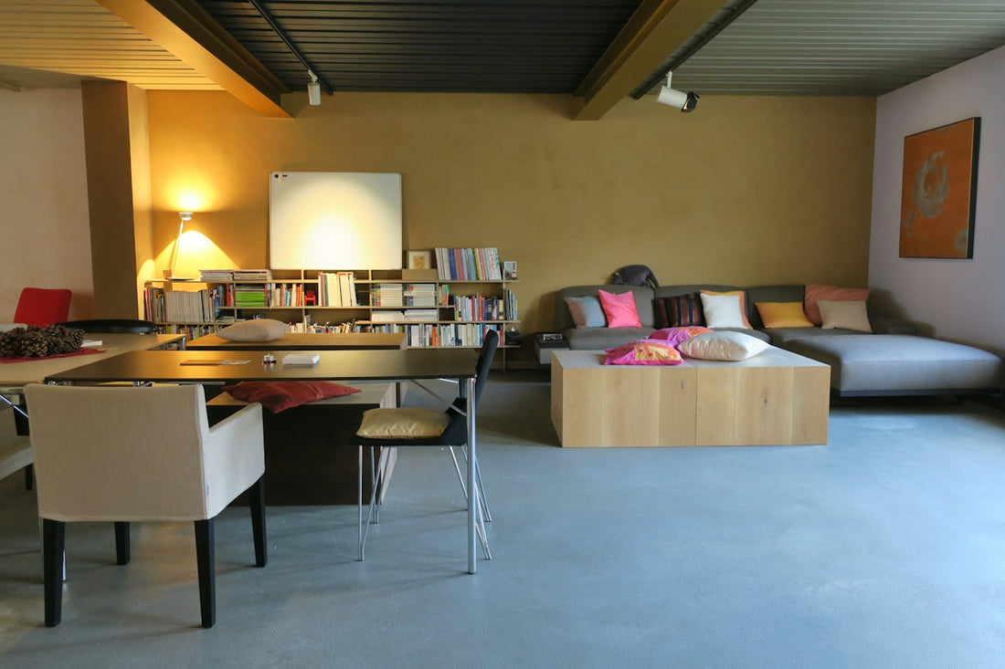 brown wooden table with chairs