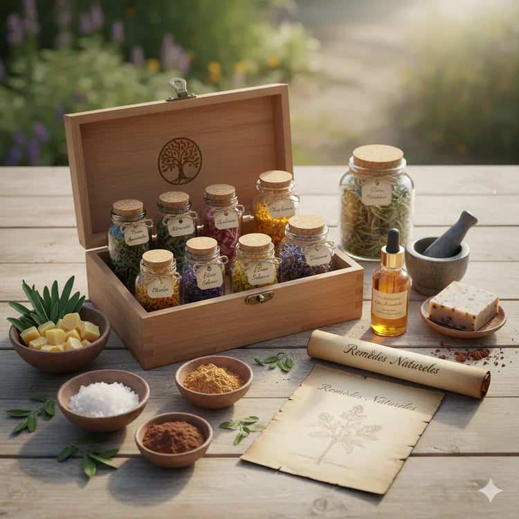 Remèdes naturels faits maison pour une vie saine - © 2026 Le Grimoire Ancien