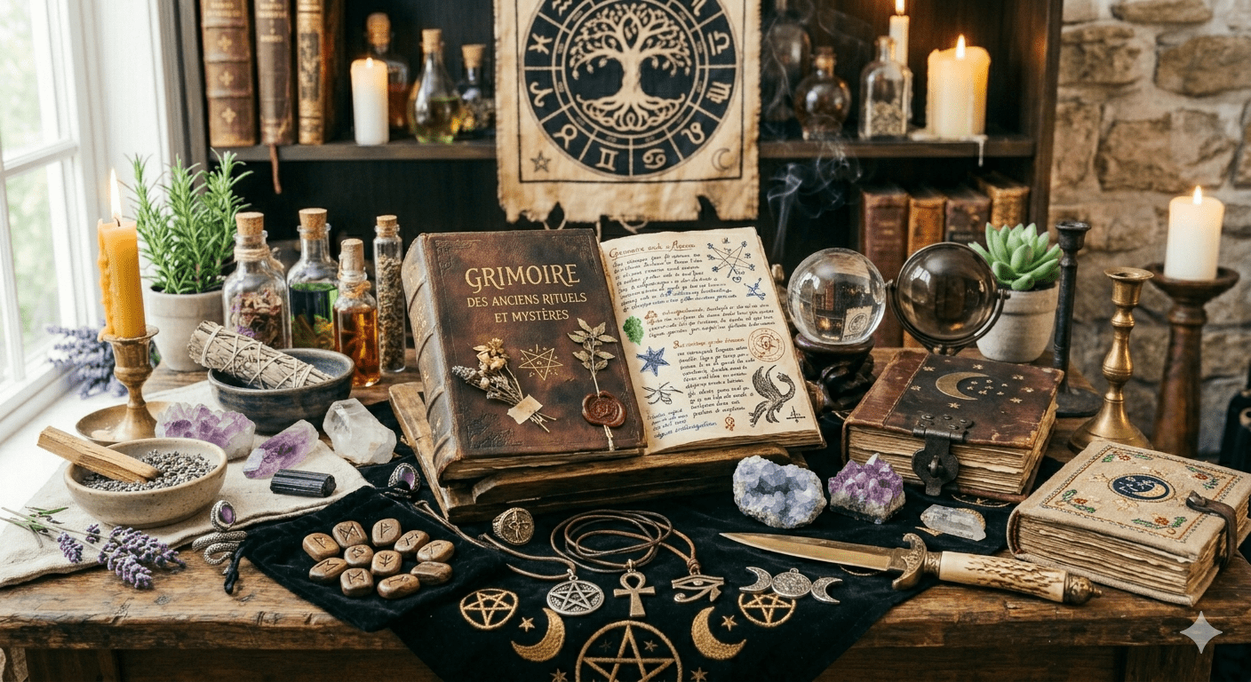 Accessoires de la Librairie - © 2026 Le Grimoire Ancien