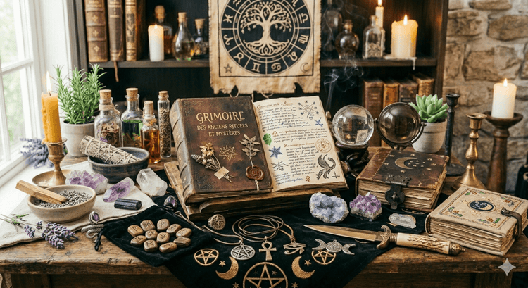 Accessoires de la Librairie - © 2026 Le Grimoire Ancien
