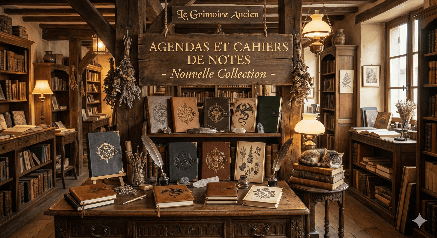 Agendas et Cahiers de Notes - © 2026 Le Grimoire Ancien