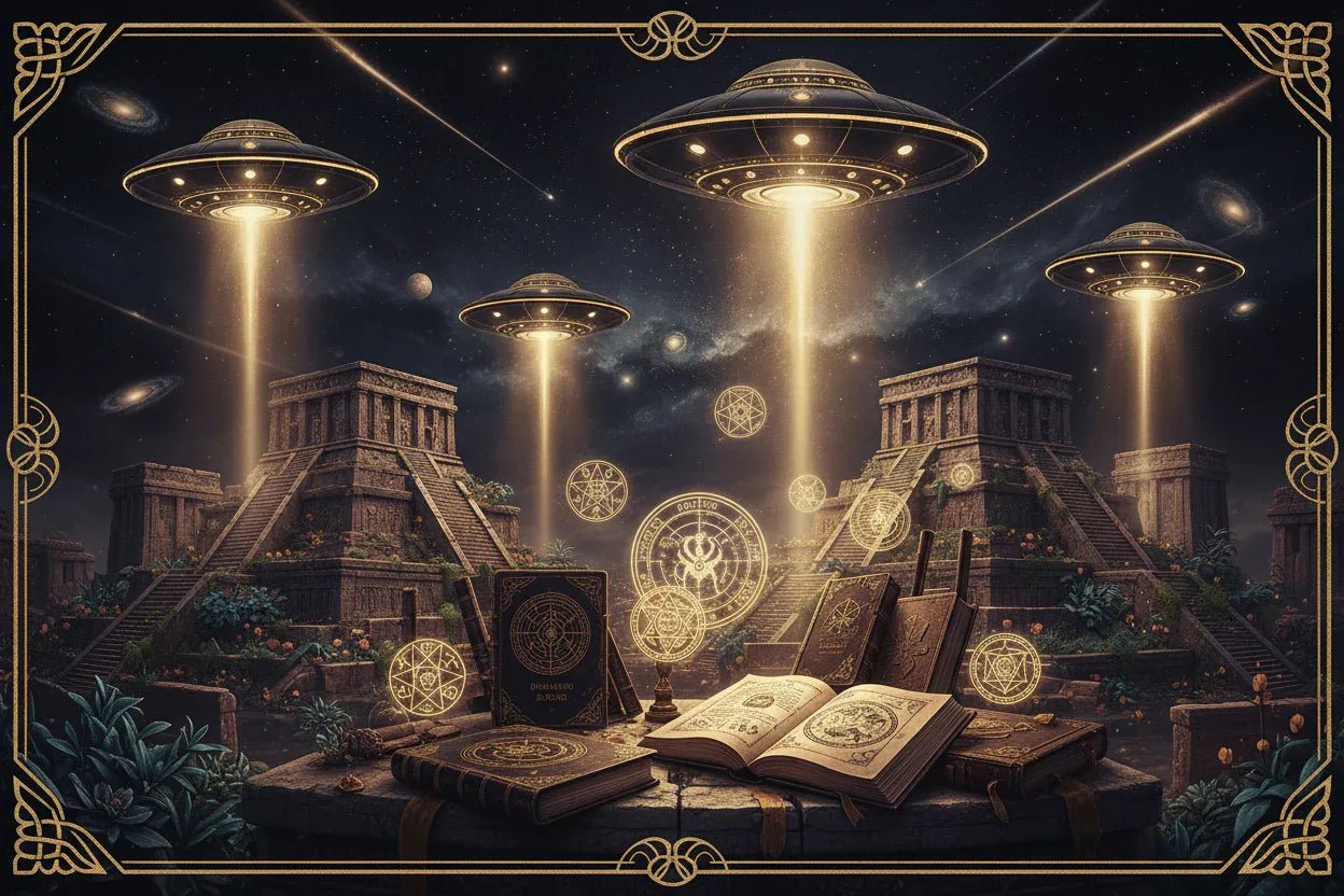 Mythes et Légendes - UFO : explorez l'inconnu et l'étrange - © 2026 Le Grimoire Ancien