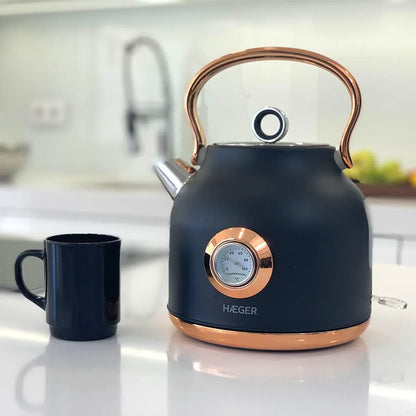 Bouilloire et Théière Haeger - Art deco Black - © 2026 Le Grimoire Ancien