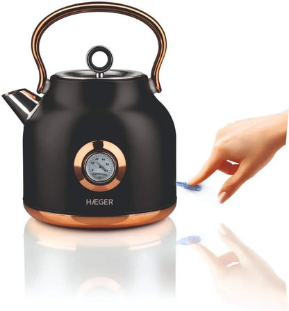 Bouilloire et Théière Haeger - Art deco Black - © 2026 Le Grimoire Ancien