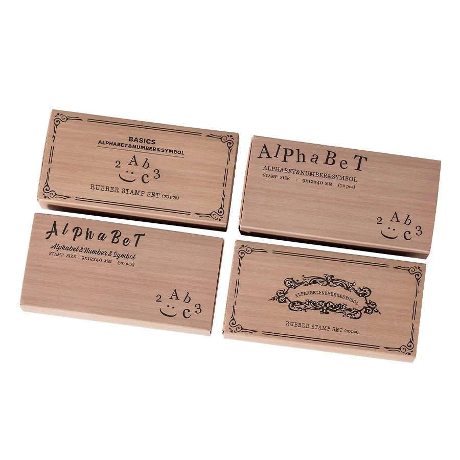 70 pièces symboles lettres rétro (1 Lot) - Le Grimoire Ancien