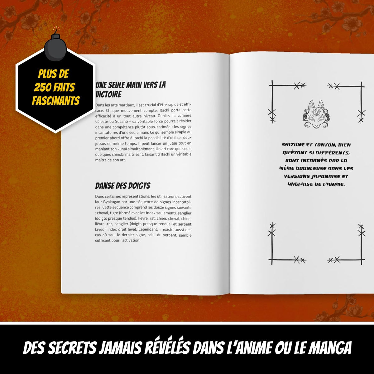 Faits incroyables pour les fans de Naruto – La collection non officielle