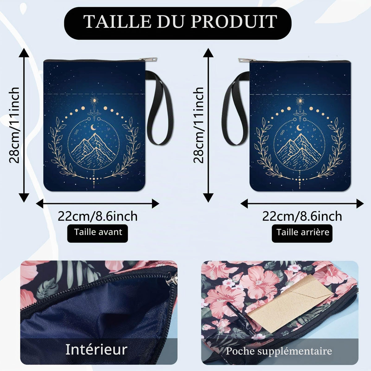 Pochette de protection pour livre – Collection Craspire