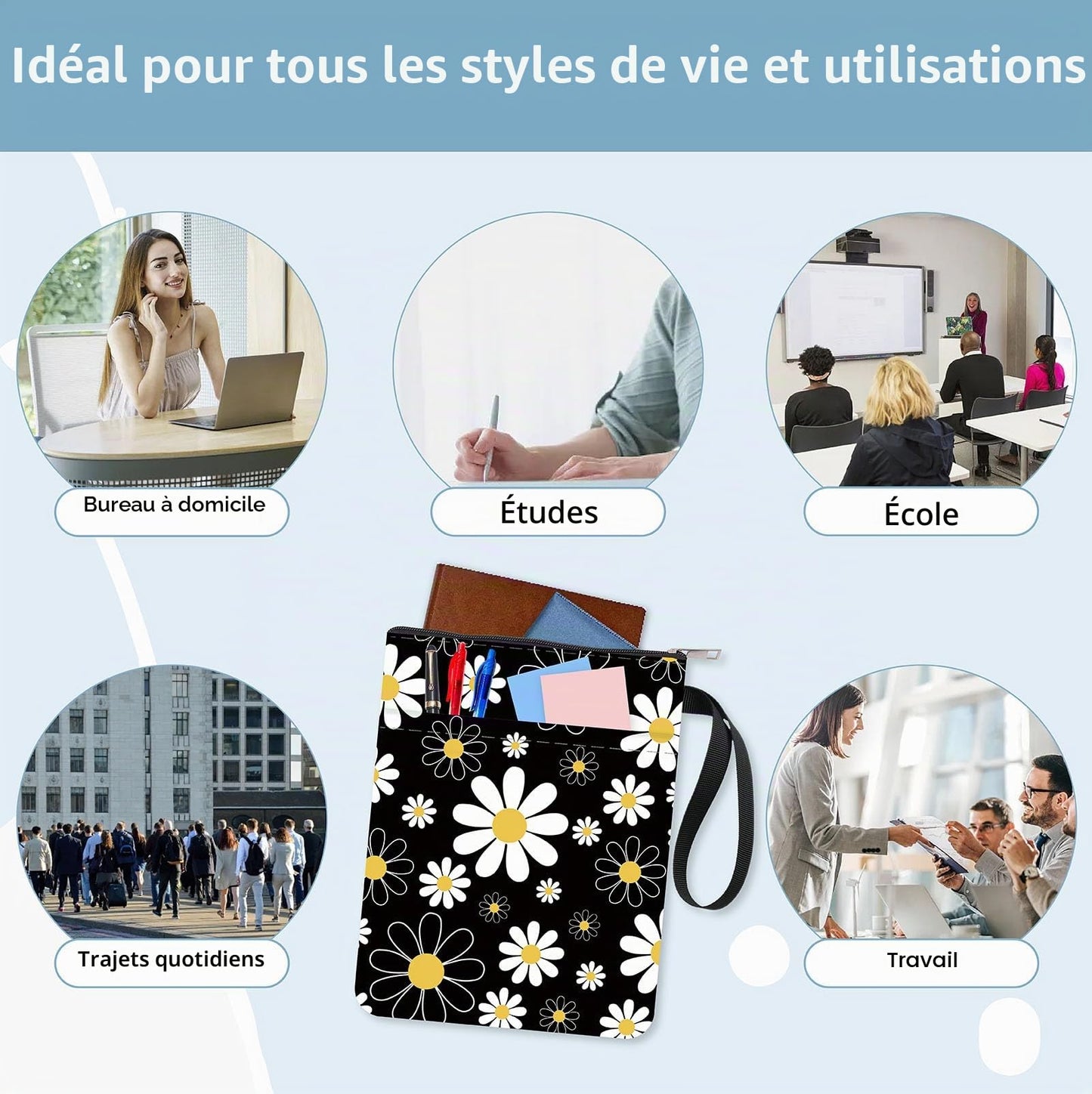 Pochette de protection pour livre – Collection Craspire