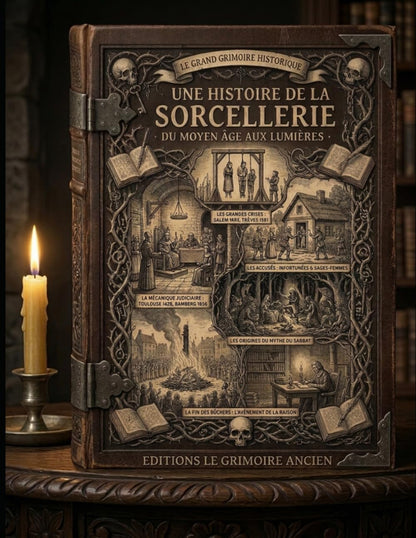 Grimoire et chronique noire des sorcières de Salem et d’Europe - Recueil illustré de procès et mini-quiz