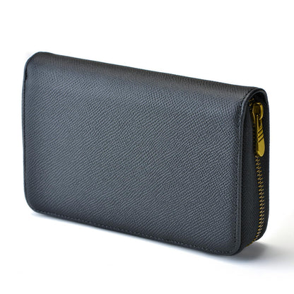 Étui à stylos en cuir - 10 fentes avec pochette zippée – Fait main