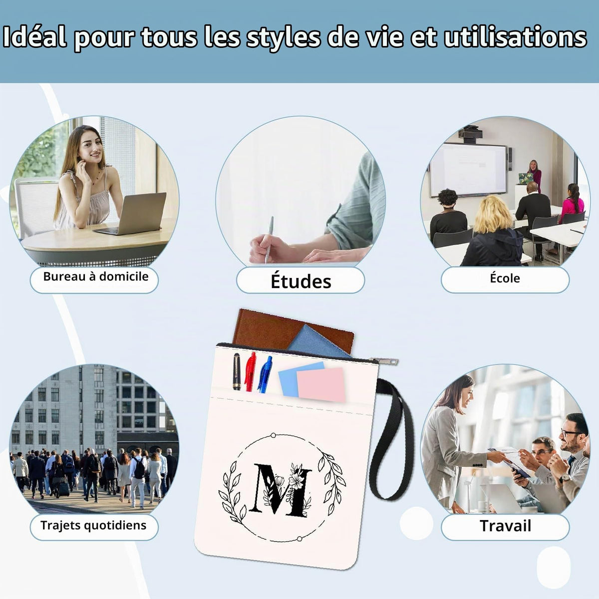 Pochette de protection pour livre – Collection Craspire