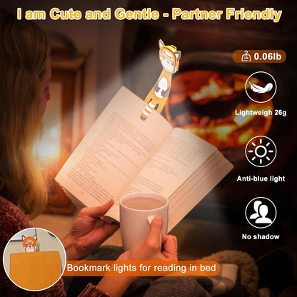 Lampe de lecture LED rechargeable avec pince