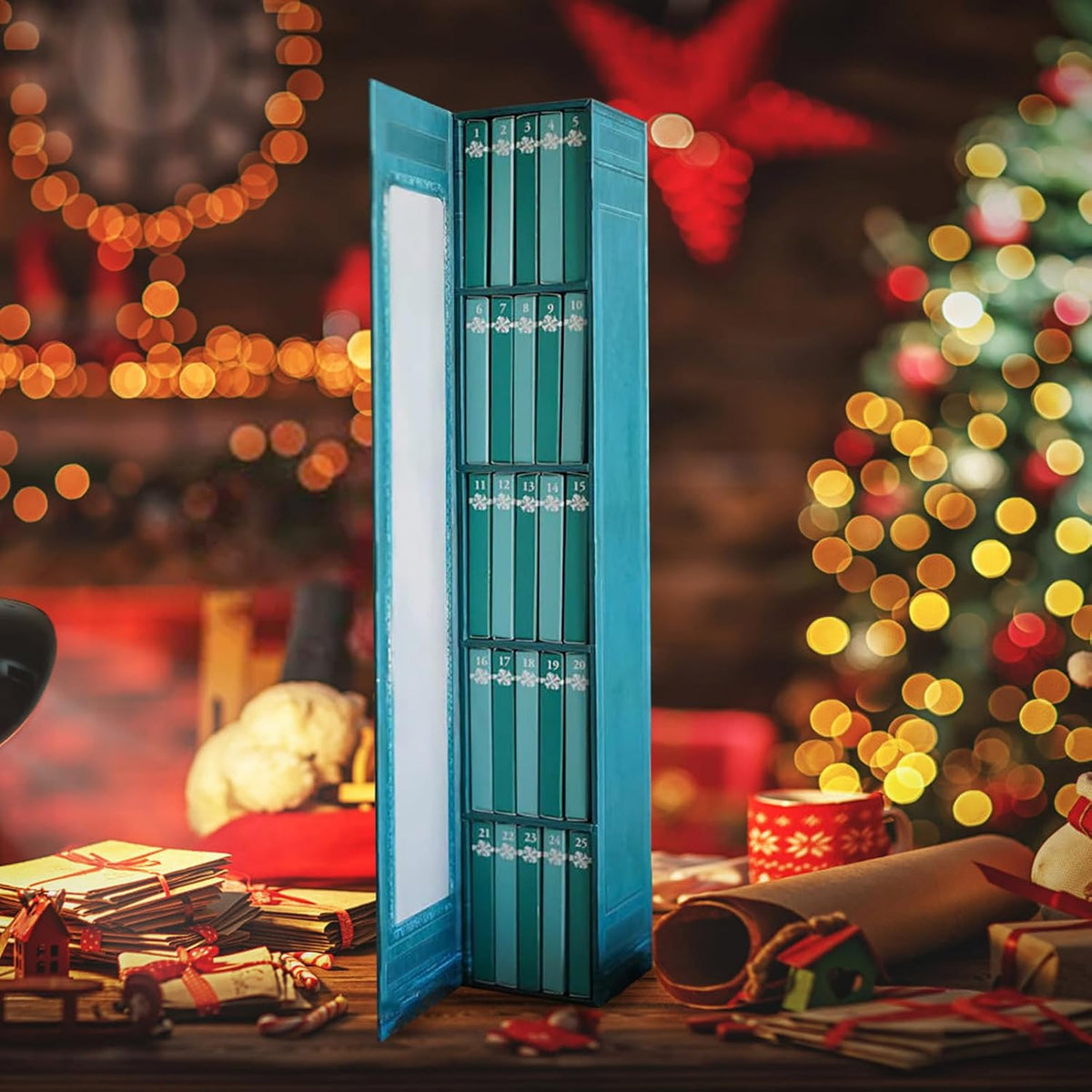 Calendrier de l'Avent 2026 — Mini-livres décoratifs