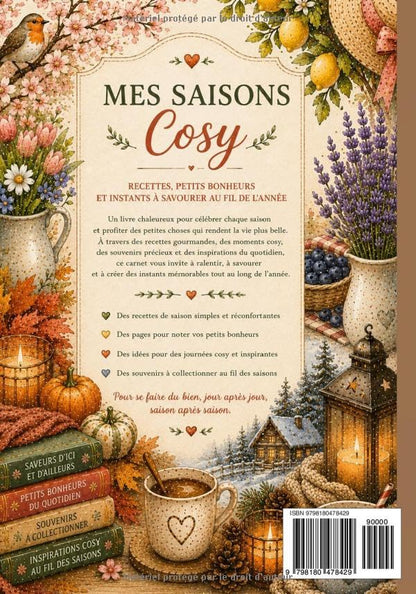 Mes saisons cosy – Recettes, petits bonheurs & instants à savourer