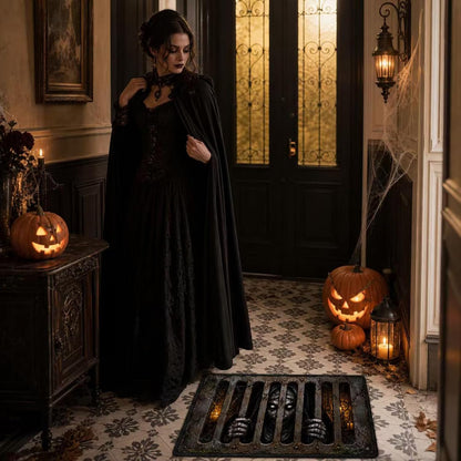 Paillasson Halloween 3D – 40 × 60 cm | Intérieur & Extérieur
