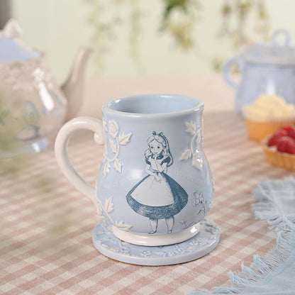 Tasse céramique bleue « Alice au Pays des Merveilles » 350 ml – Licence officielle Disney | Widdop & Co