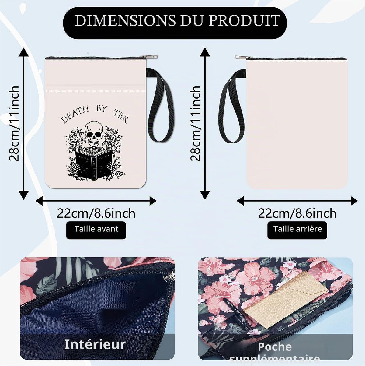 Pochette de protection pour livre – Collection Craspire