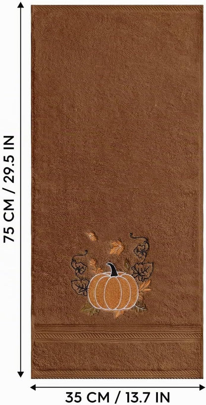 Serviettes Automne brodées – Lot de 2 | Artoid Mode