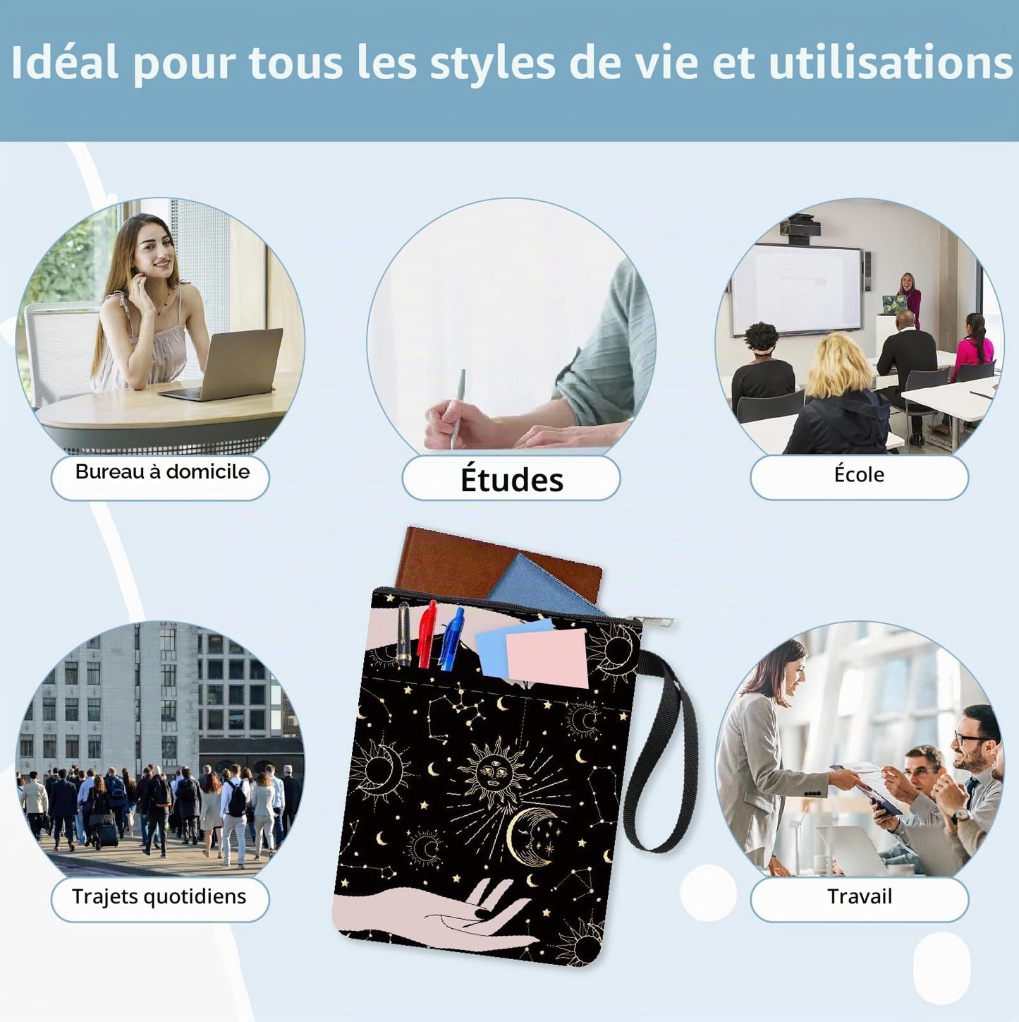 Pochette de protection pour livre – Collection Craspire
