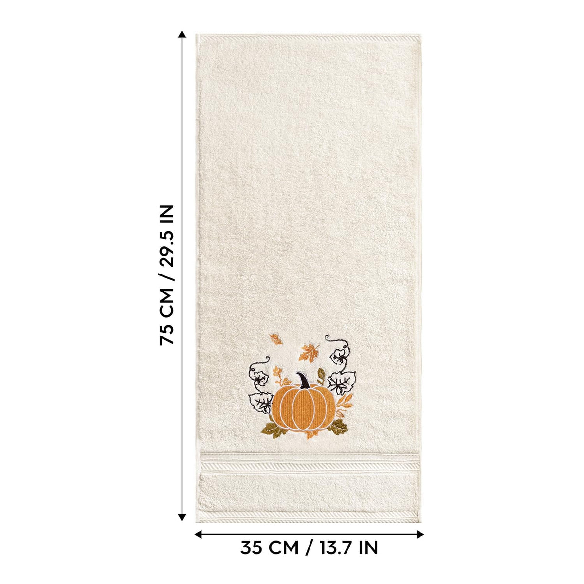 Serviettes Automne brodées – Lot de 2 | Artoid Mode