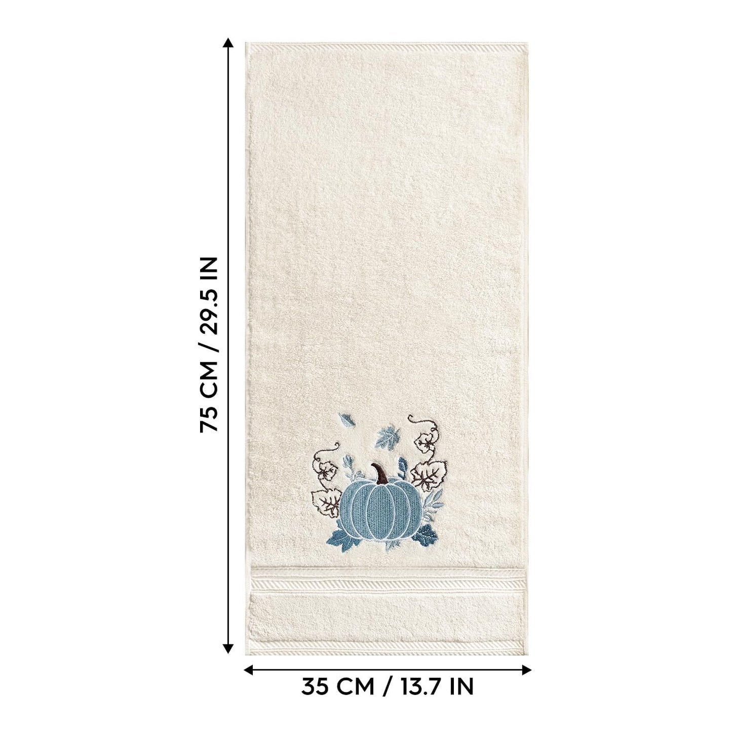 Serviettes Automne brodées – Lot de 2 | Artoid Mode
