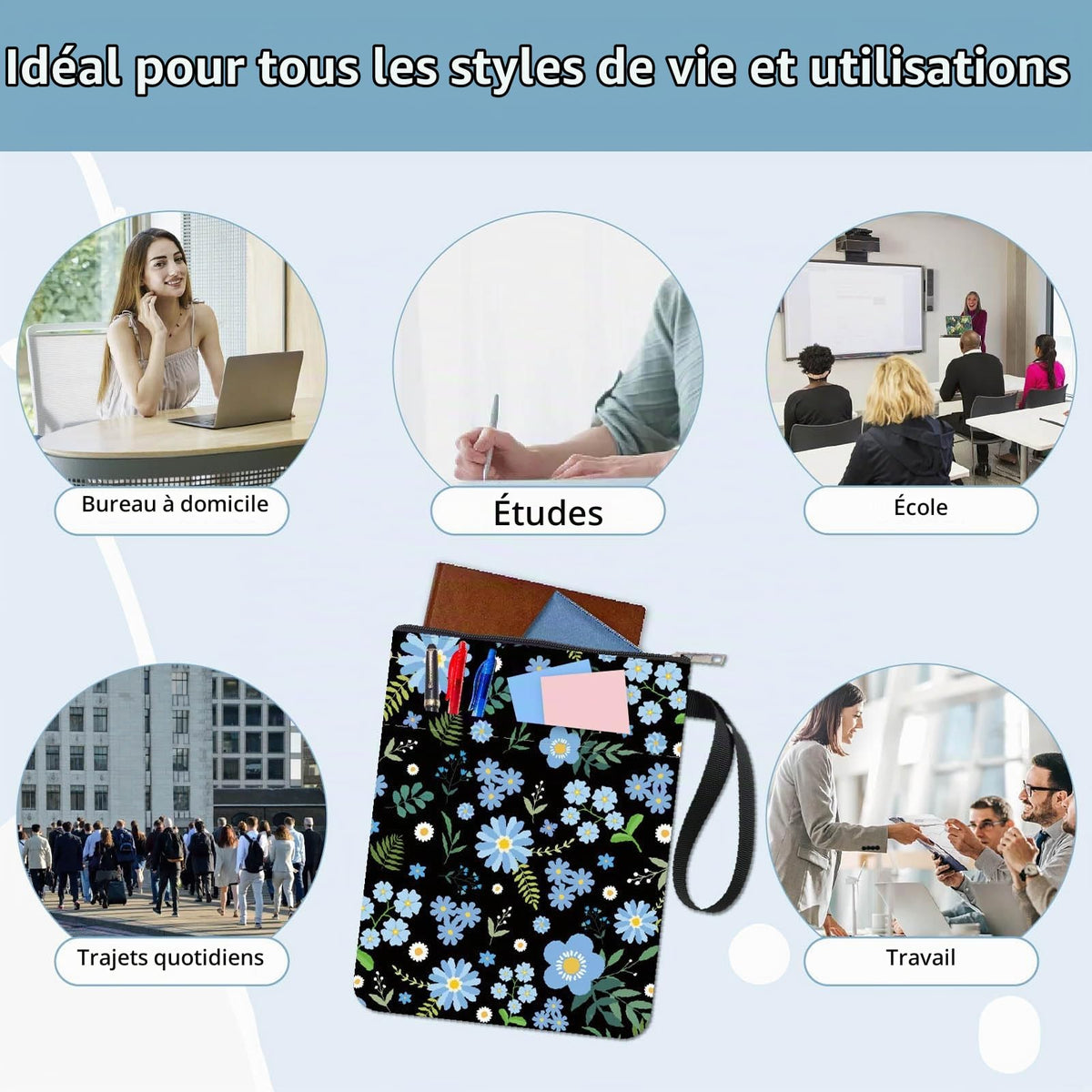 Pochette de protection pour livre – Collection Craspire