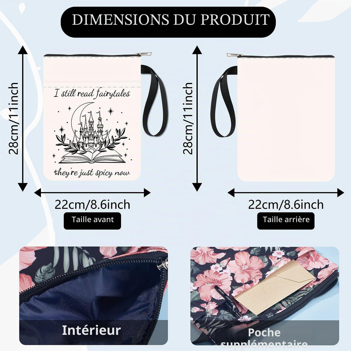 Pochette de protection pour livre – Collection Craspire