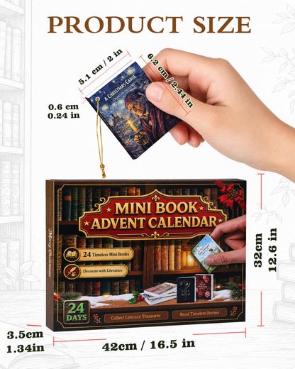 Calendrier de l'Avent 2026 — Mini-bibliothèque littéraire (extraits en anglais pour les livres)