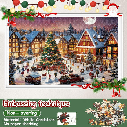 Calendrier de l'Avent 2026 - Puzzle de Noël — 1008 pièces - 24 boîtes numérotées