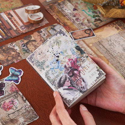 Kit de scrapbooking vintage – 185 pièces