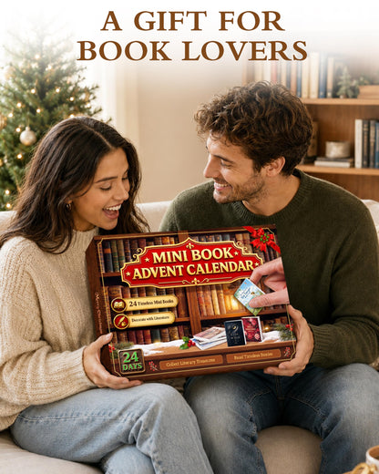 Calendrier de l'Avent 2026 — Mini-bibliothèque littéraire (extraits en anglais pour les livres)