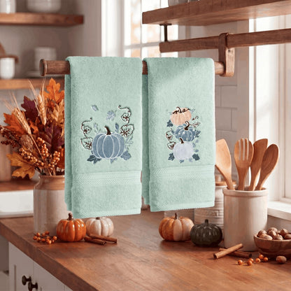 Serviettes Automne brodées – Lot de 2 | Artoid Mode