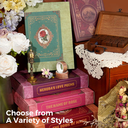 Kit de scrapbooking vintage – 185 pièces