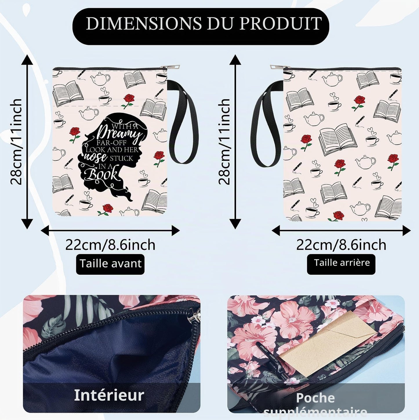 Pochette de protection pour livre – Collection Craspire